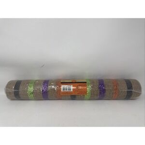 21" x 10 YDS METALLIC DECO Mesh Wrap Roll Meash Wrap Ribbon Wreath Halloween
